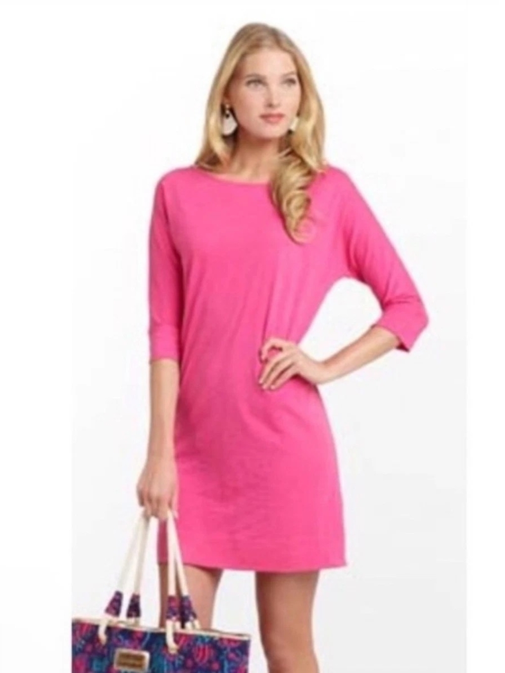 Lilly Pulitzer Bright Pink Mini Shift Dress